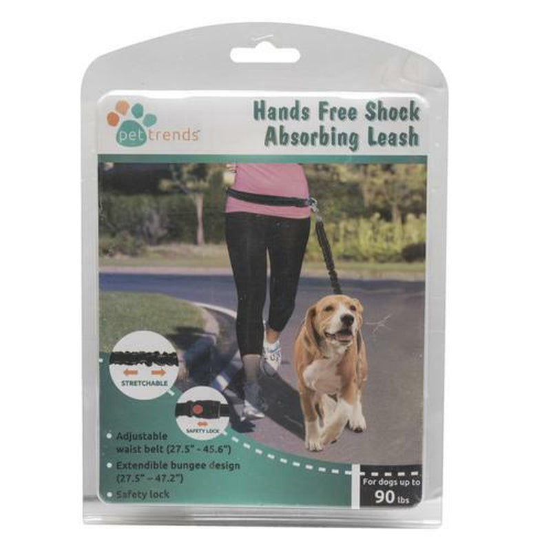 Pet Trends Hands Free Shock Absorbing Running Jogging Leash Model B336-2 Black