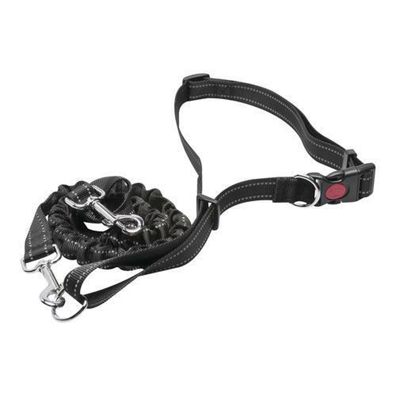 Pet Trends Hands Free Shock Absorbing Running Jogging Leash Model B336-2 Black