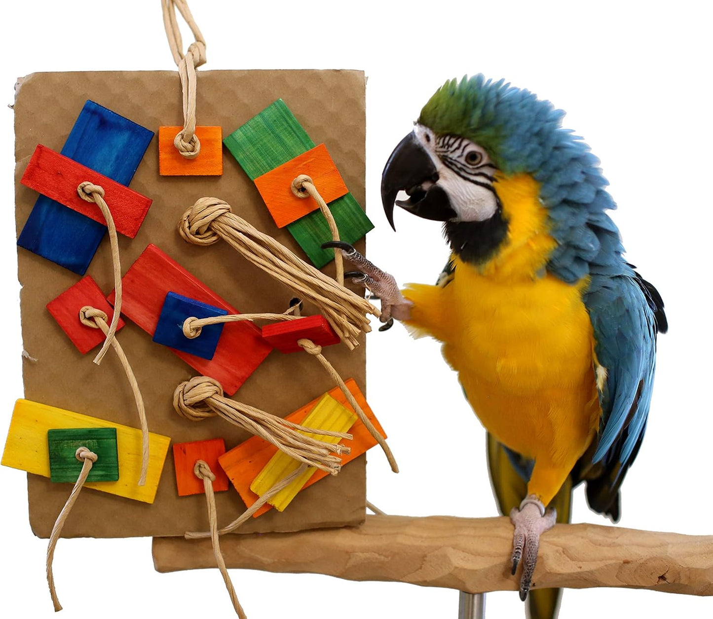 Cardboard Shreddy Toy for Parrots (Choose a Size) (Medium)