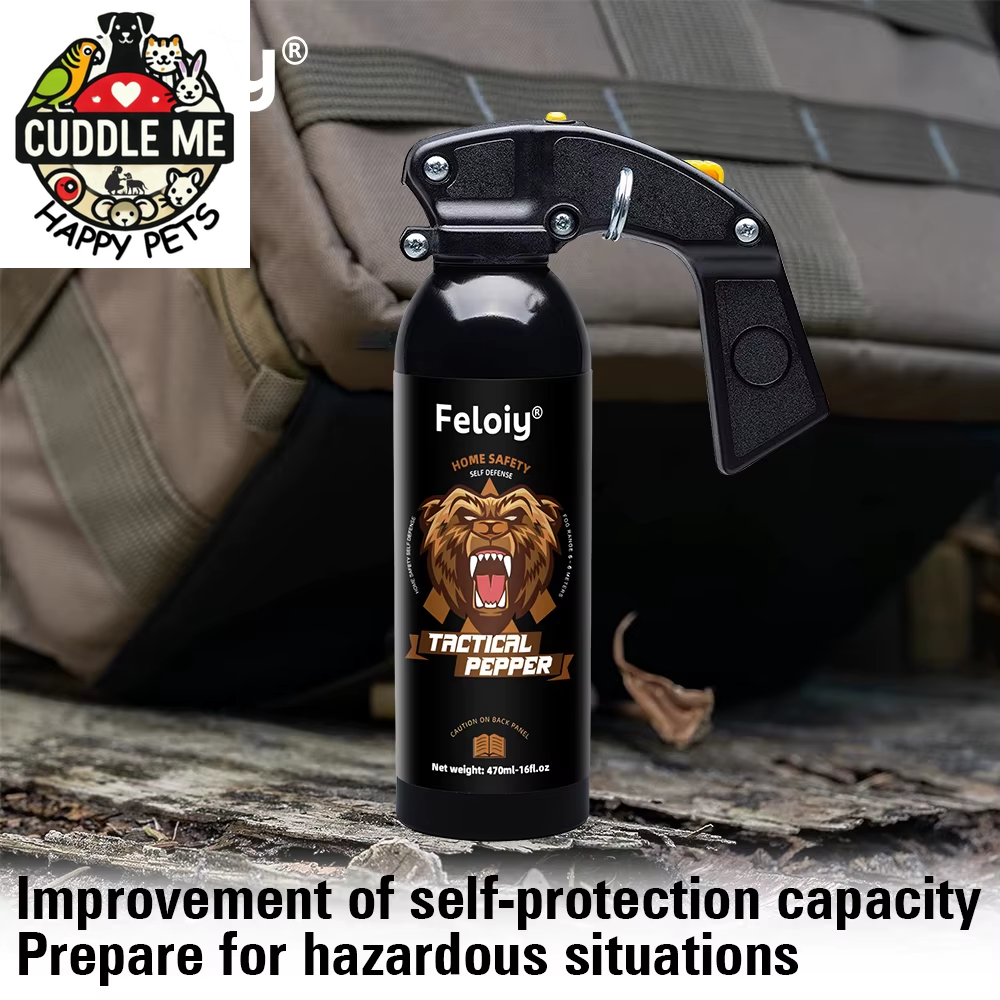 470ML Tactical Pepper Spray - Safety Protection, Suitable for Wild Adventures, Outdoor Camping