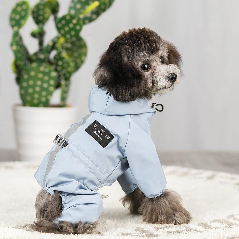 All-Weather Reflective Pet Raincoat