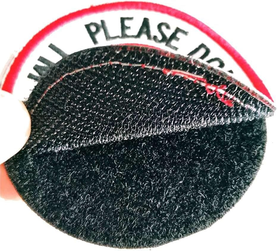 Tactical Service Dog Patch, Please Don'T Pet Me I'M Working Service Dog Embroidered Hook & Loop Patch for Dog Vests